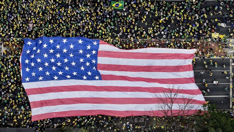 7 de setembro - Manifestação Bolsonarista em Brasília — Foto: Brenno Carvalho