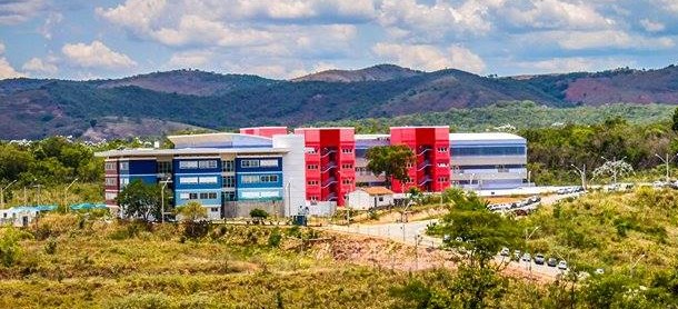 Vista do campus da Universidade Federal de Itajubá (UNIFEI) em Itabira.