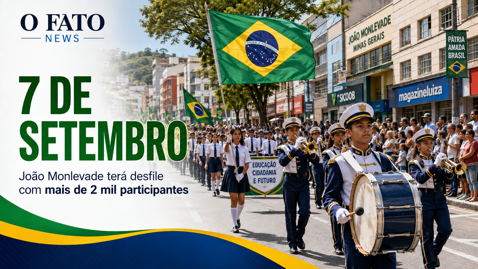 Desfile de 7 de Setembro em João Monlevade com mais de 2 mil participantes